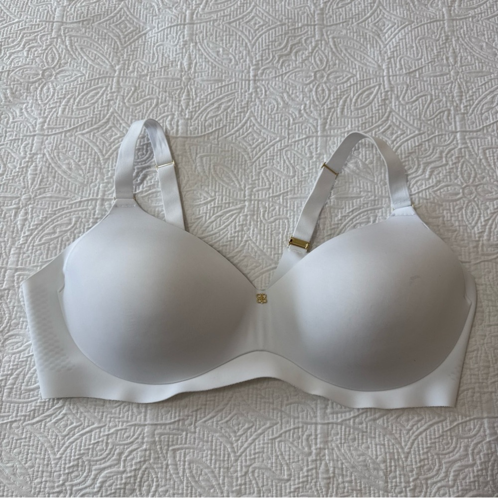 Honeylove CloudEmbrace Wireless T-Shirt Bra White Size 42C